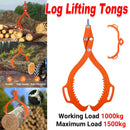 Heavy Duty Wood Handling Hook Log Lifting Clamp For Loading Unloading Sturdy