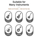 Bamboo Guitar Stand Foldable Adjustable Non Slip Multi Instrument A Frame 35cm