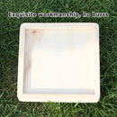 10PCS Wooden 3D Puzzle Blocks Educational Toy Matching Game with Solid Wood Tray