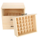 Large Capacity Essential Oil Storage Box 3-Layer Drawers 90 Grids Organizer