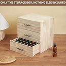 Large Capacity Essential Oil Storage Box 3-Layer Drawers 90 Grids Organizer
