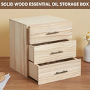 Large Capacity Essential Oil Storage Box 3-Layer Drawers 90 Grids Organizer