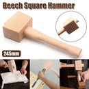 DIY Leather Craft Tools Square Solid Wood Hammer Mallet for Leatherworking