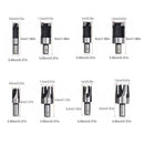 8 PCS Wood Plug Hole Cutter Dowel Maker Cutting Tools Shank Drill Bits With Box