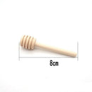30PCS Mini Wooden Honey Dipper Stick for Honey Jar Dispense Drizzle Party Favors - 100PCS