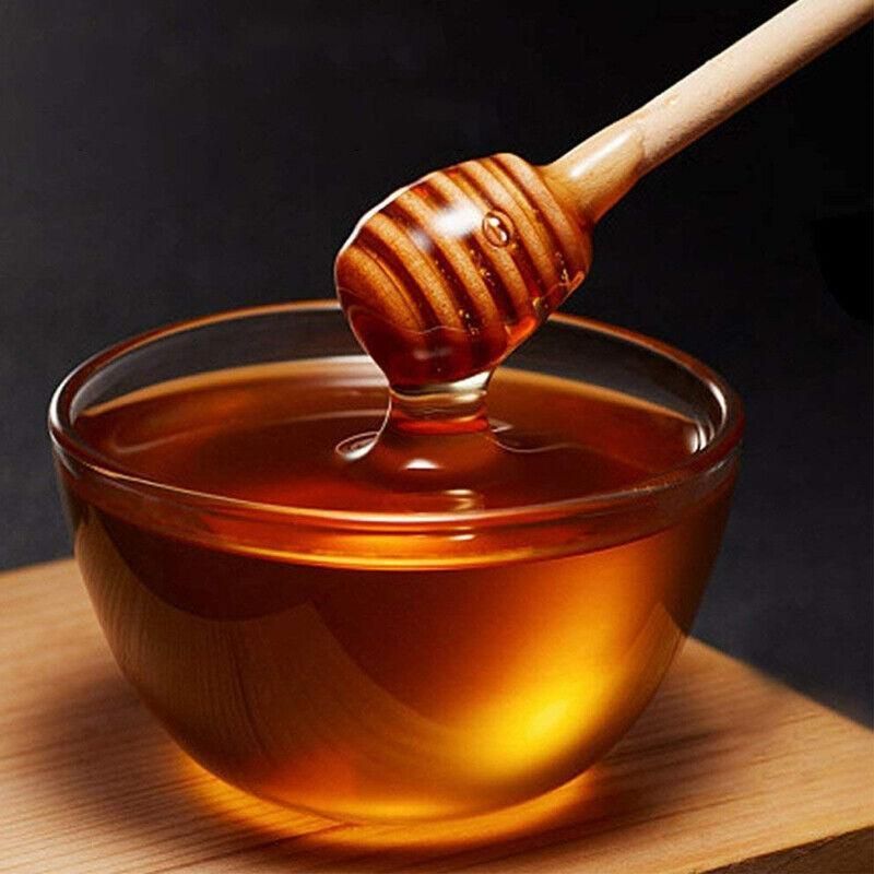30PCS Mini Wooden Honey Dipper Stick for Honey Jar Dispense Drizzle Party Favors - 100PCS