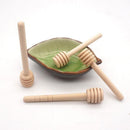 30PCS Mini Wooden Honey Dipper Stick for Honey Jar Dispense Drizzle Party Favors - 30PCS