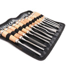 12PCS Wood Carving Chisel Set with Hardwood Handles for Woodturning and DIY