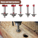 5PCS Woodworking Hole Saw Set Sturdy Durable for Wood Processing Openings Use
