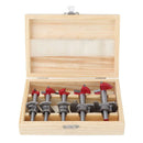 5PCS Woodworking Hole Saw Set Sturdy Durable for Wood Processing Openings Use