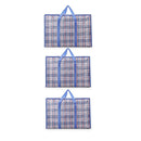 10PCS Large Waterproof Moving Packing Bags Woven Storage Luggage Quilt Bags - Medium