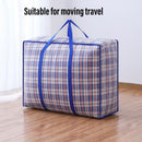 10PCS Large Waterproof Moving Packing Bags Woven Storage Luggage Quilt Bags - Medium