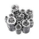 14x E Torx Socket Set Female Start Bit External Hex Torque E4-E24