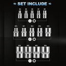 14x E Torx Socket Set Female Start Bit External Hex Torque E4-E24
