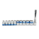 12PCS Household Wrench Portable Functional Adjustable Spanner Tool Kit