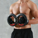 Multifunctional Arm Strength Grip Wrist Power Device Fitness Hand Grip Enhancer - 15kg