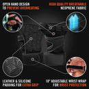 Weight Lifting Training Gloves Women Men Fitness Sports Body Building Gym Gloves - L