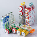 Beer Soda Can Storage Holder Kitchen Fridge Space Saver Rack Organizer 1-3PCS - Green