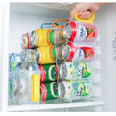 Beer Soda Can Storage Holder Kitchen Fridge Space Saver Rack Organizer 1-3PCS - Yellow