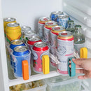 Beer Soda Can Storage Holder Kitchen Fridge Space Saver Rack Organizer 1-3PCS - Yellow