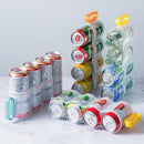 Beer Soda Can Storage Holder Kitchen Fridge Space Saver Rack Organizer 1-3PCS - Yellow