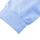 White Girls Peter Pan Collar Long Sleeve School Shirt with two button Adjustable Cuff - XL