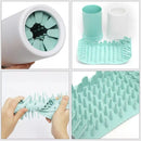 Pet Foot Wash Cup Automatic No-Rub Paw Cleaner Cat Dog Paw Washing Cup Clean - Green