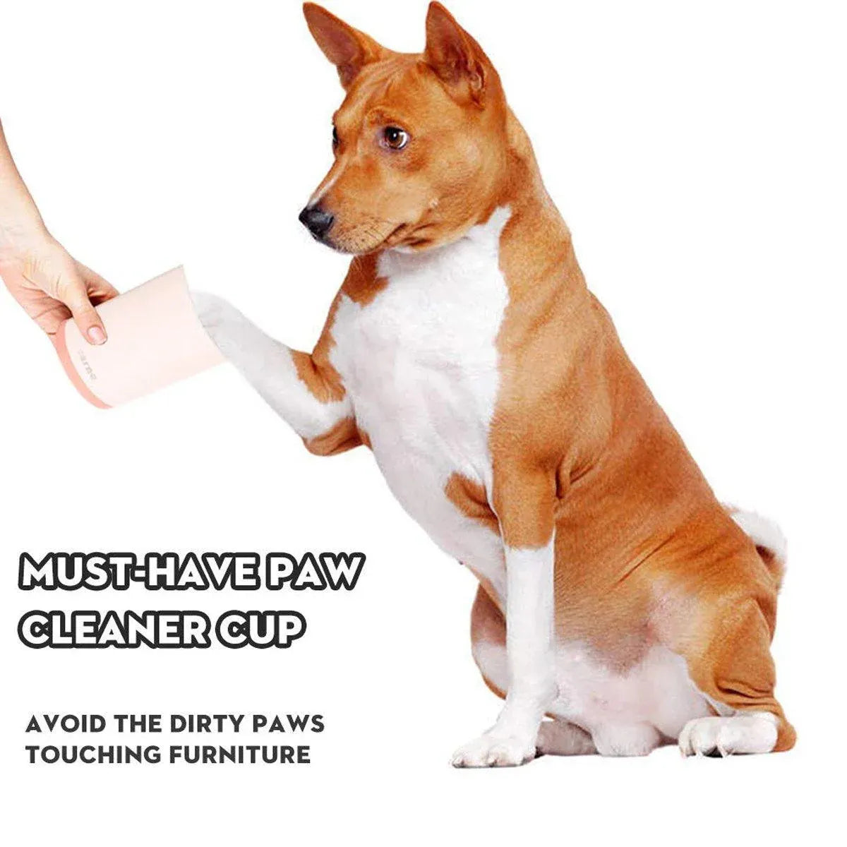Pet Foot Wash Cup Automatic No-Rub Paw Cleaner Cat Dog Paw Washing Cup Clean - Grey