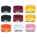 Women Adjustable UV Protection Sport Visor Cap Beach Sun Hat New Stylish Design - Orange