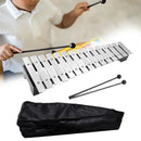 4-Piece 15-Note Glockenspiel Set with Mallets and Carry Bag