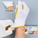 Wear Resistant Anti Slip Dotted Work Gloves for Home Garden Tasks
