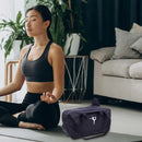 Yoga Mat Bag Large Capacity Sports Backpack Casual Gym Travel Print Backpack - Black