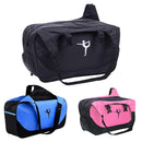 Yoga Mat Bag Large Capacity Sports Backpack Casual Gym Travel Print Backpack - Blue