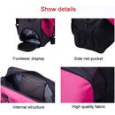 Yoga Mat Bag Large Capacity Sports Backpack Casual Gym Travel Print Backpack - Blue