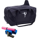 Yoga Mat Bag Large Capacity Sports Backpack Casual Gym Travel Print Backpack - Blue