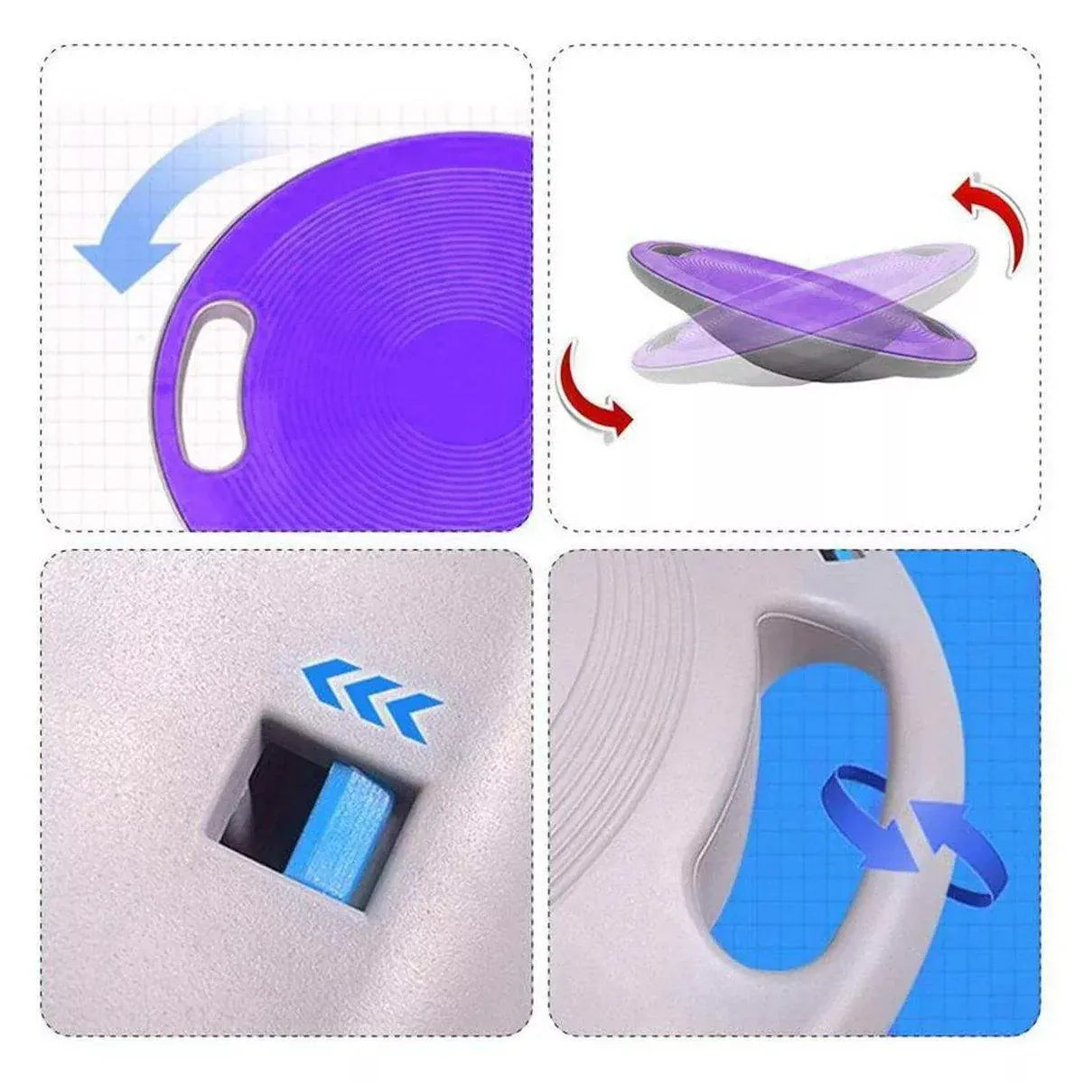 Training Balance Board Yoga Fitness Pedal for Home Sensory Coordination Exercise