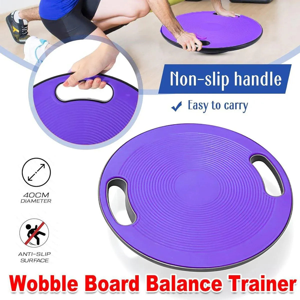 Training Balance Board Yoga Fitness Pedal for Home Sensory Coordination Exercise