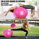 Explosion-Proof Thickened Inflatable Yoga Ball Massage Fitness Stability Ball - Purple - 65cm