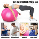 Explosion-Proof Thickened Inflatable Yoga Ball Massage Fitness Stability Ball - Purple - 65cm