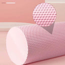 EVA Foam Yoga Massage Roller Solid Pilates Fitness Column for Muscle Recovery - Pink