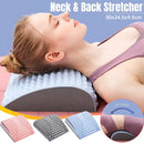Ergonomic Neck and Back Support Stretcher for Relaxation and Posture - Pink