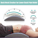 Ergonomic Neck and Back Support Stretcher for Relaxation and Posture - Pink