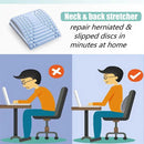 Ergonomic Neck and Back Support Stretcher for Relaxation and Posture - Pink