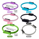 6 Colours Pilates Yoga Ring Magic Circle Fitness Equipment for Toning Slim Legs - Purple
