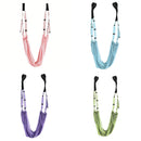 Air Yoga Rope Elastic Stretch Belt Inversion Training Strap Handstand Fitness - Purple