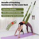 Air Yoga Rope Elastic Stretch Belt Inversion Training Strap Handstand Fitness - Purple