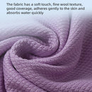 Sports Fitness Ultra Fine Fiber Sweat-Absorbent Diamond Pattern Yoga Towel - Grey