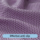 Sports Fitness Ultra Fine Fiber Sweat-Absorbent Diamond Pattern Yoga Towel - Pink