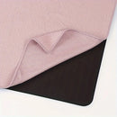 Sports Fitness Ultra Fine Fiber Sweat-Absorbent Diamond Pattern Yoga Towel - Pink