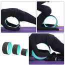 3PCS Yoga Wheel Pilates Set Non Slip For Back Stretching Yoga Pilates Fitness